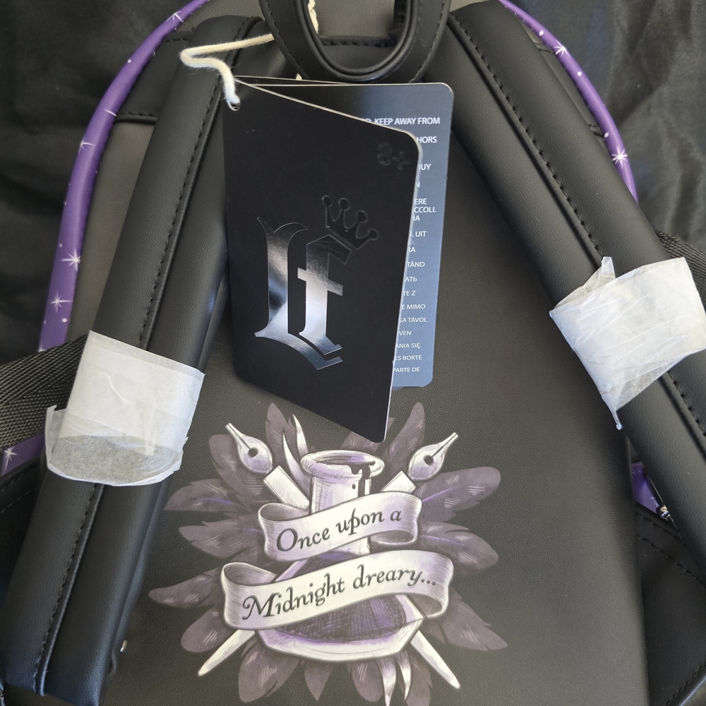 Loungefly Black and Purple Midnight Dream Backpack - Picture 2 of 3